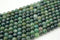 Moss Agate Gemstone Beads, 8mm, Faceted